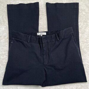 Frame Women's Black Le Crop Mini Bootcut Cotton Pants Size 10